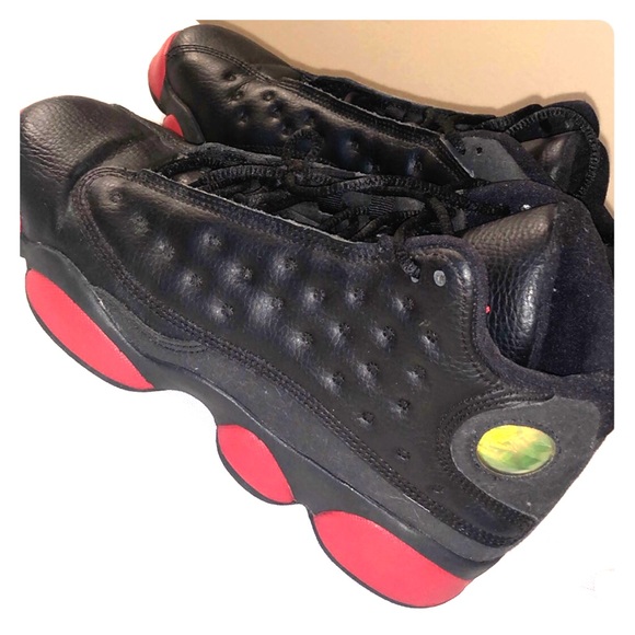 air jordan 13 retro black gym red